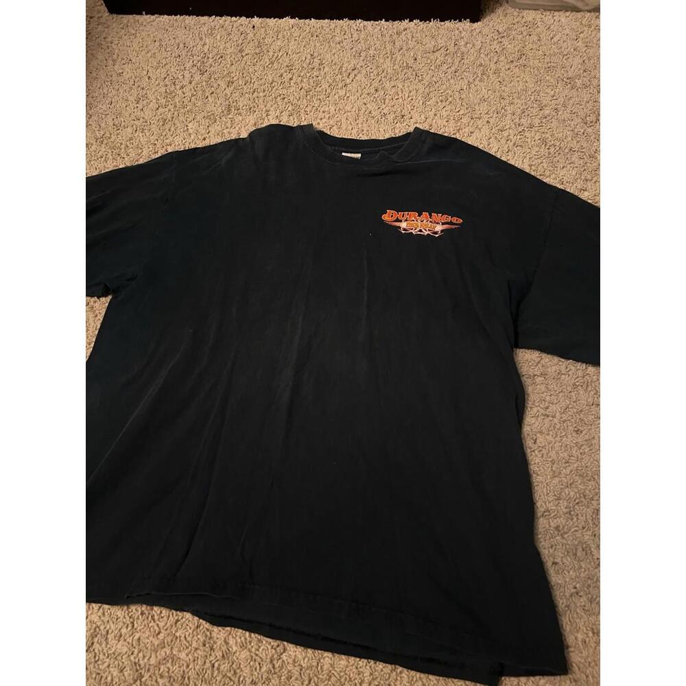 Vintage 2000 Durango Colorado Biker Club Rally Men’s Graphic Eagle T Shirt 2XL